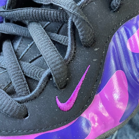 pink and purple camo foamposites
